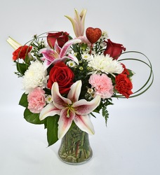 Rose and Lily Melody from Schultz Florists, flower delivery in Chicago