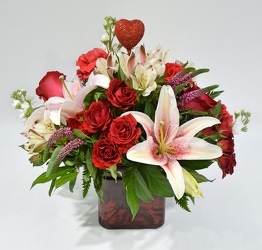 Love Cubed from Schultz Florists, flower delivery in Chicago