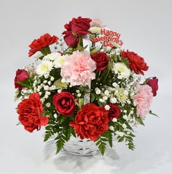 Sweetheart Basket from Schultz Florists, flower delivery in Chicago