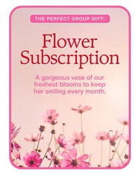 Flower Subscription as a Gift from Schultz Florists, flower delivery in Chicago